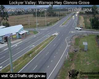 Warrego Highway - Glenore Grove (QLD Traffic Camera)