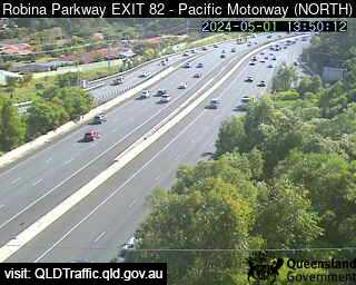 Robina Parkway & Pacific Motorway M1 – Exit 82, QLD (North), QLD