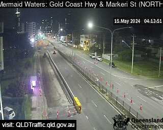 Webcam at Gold Coast Highway and Markeri Street Mermaid Waters