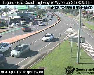 Webcam at Gold Coast Highway and Wyberba Street Tugun