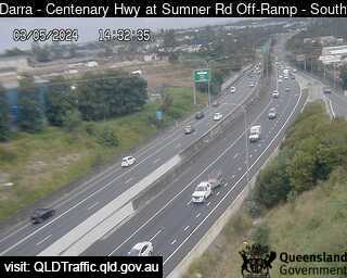 Centenary Motorway at Sumner Road Off-Ramp